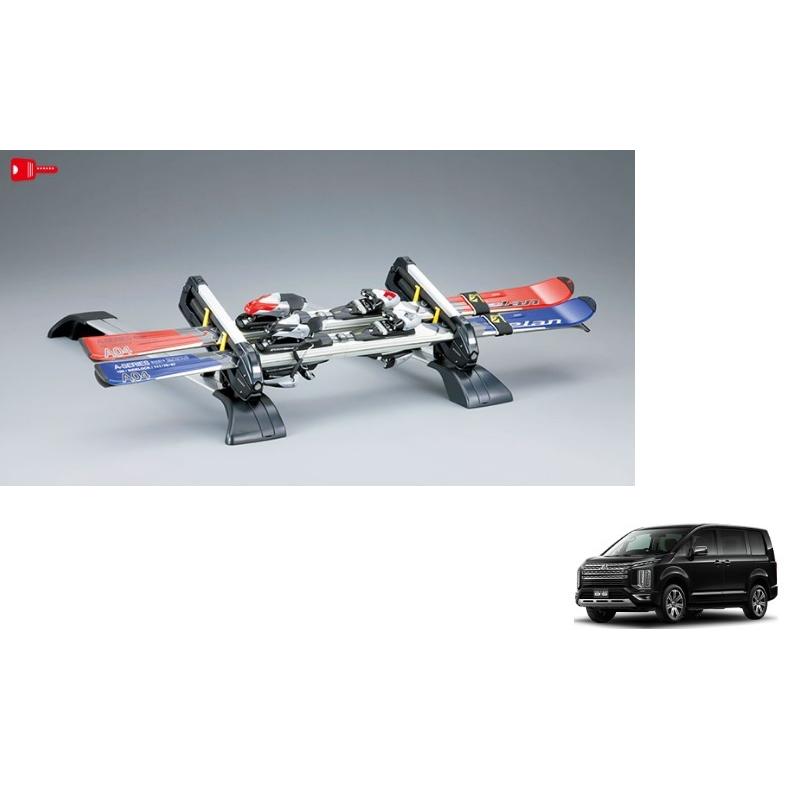三菱（MITSUBISHI） スキー＆スノーボードアタッチメント/斜積み