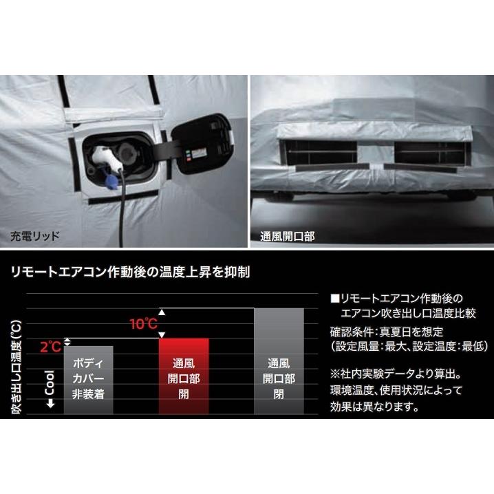 三菱 ボディカバー(防炎タイプ)「ミツビシ純正用品」アウトランダー 
