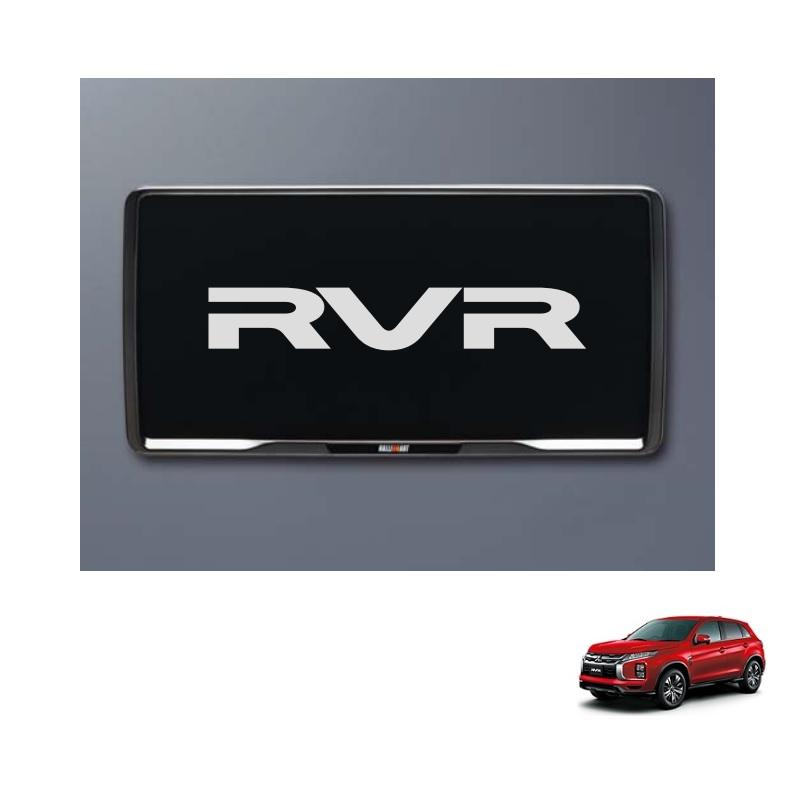 三菱 (80UT)RALLIART/ナンバープレートフレーム(1枚分・前後共通品番