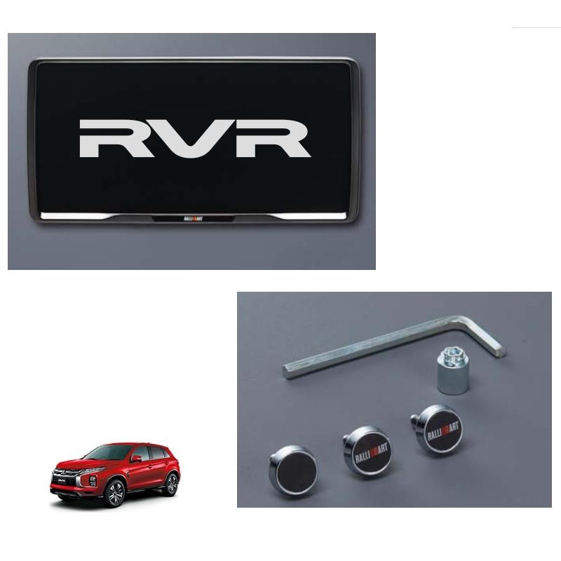 三菱（MITSUBISHI） RALLIART盗難抑止ボルト付ナンバー
