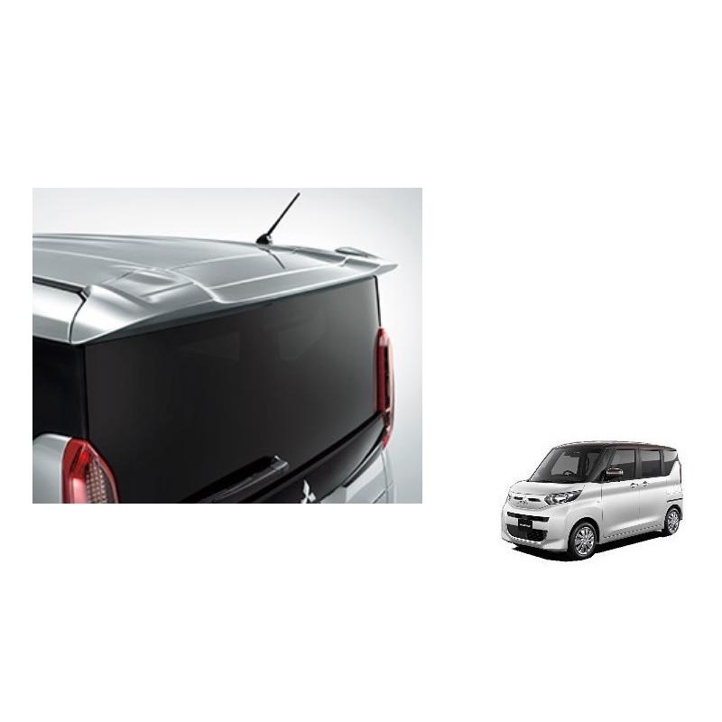 三菱（MITSUBISHI） (ZT)テールゲートスポイラー(X42 ブラックマイカ