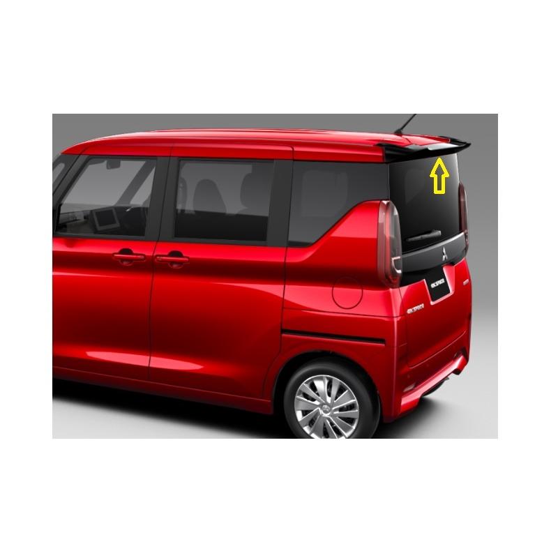 三菱（MITSUBISHI） (ZT)テールゲートスポイラー(X42 ブラックマイカ