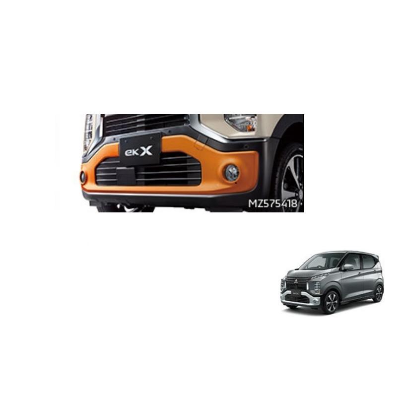 三菱ekクロスフロントバンパーガーニッシュ