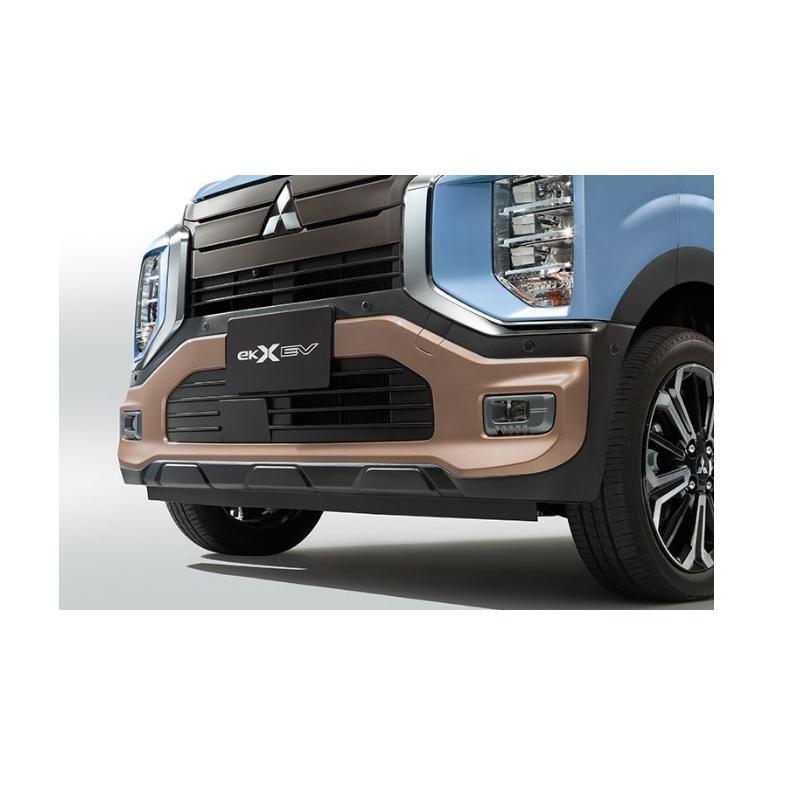 三菱 フロントバンパーガーニッシュ シルバー 三菱（MITSUBISHI） (UT)フロントバンパーガーニッシュ（カッパー