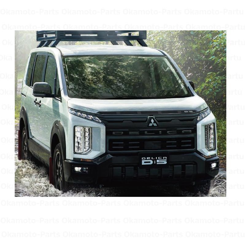 三菱（MITSUBISHI） ブラックアウトフロントグリル「ミツビシ純正用品