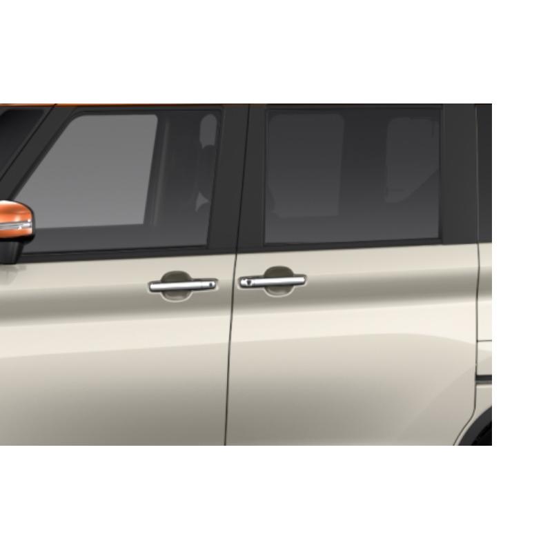 三菱（MITSUBISHI） メッキドアハンドルカバー(助手席側電動スライド 