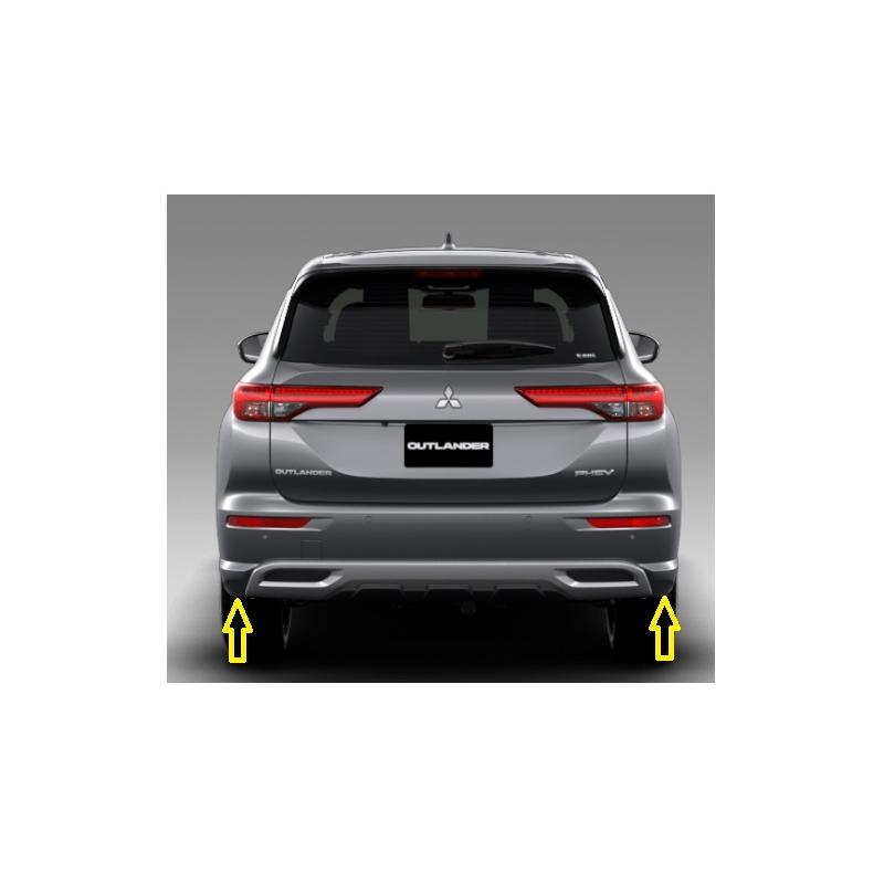 三菱（MITSUBISHI） (YT)リヤコーナーガーニッシュ(U17 チタニウム
