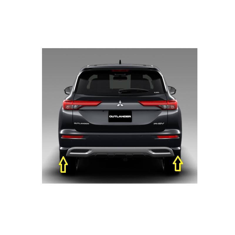 三菱（MITSUBISHI） (YT)リヤコーナーガーニッシュ(X47 ブラック