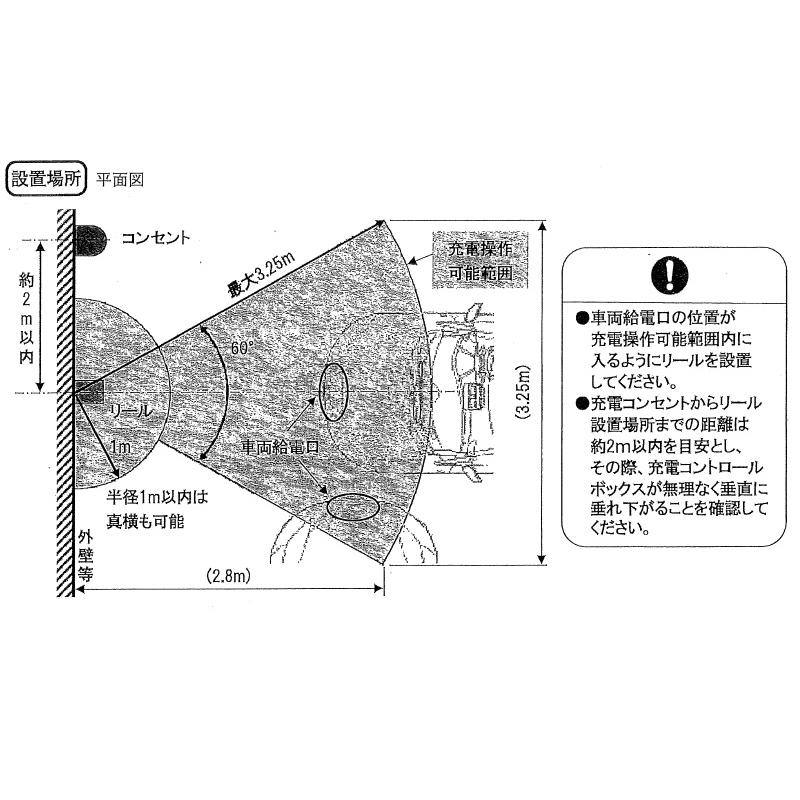 三菱（MITSUBISHI） 充電ケーブルリール「ミツビシ純正用品」MZ590954