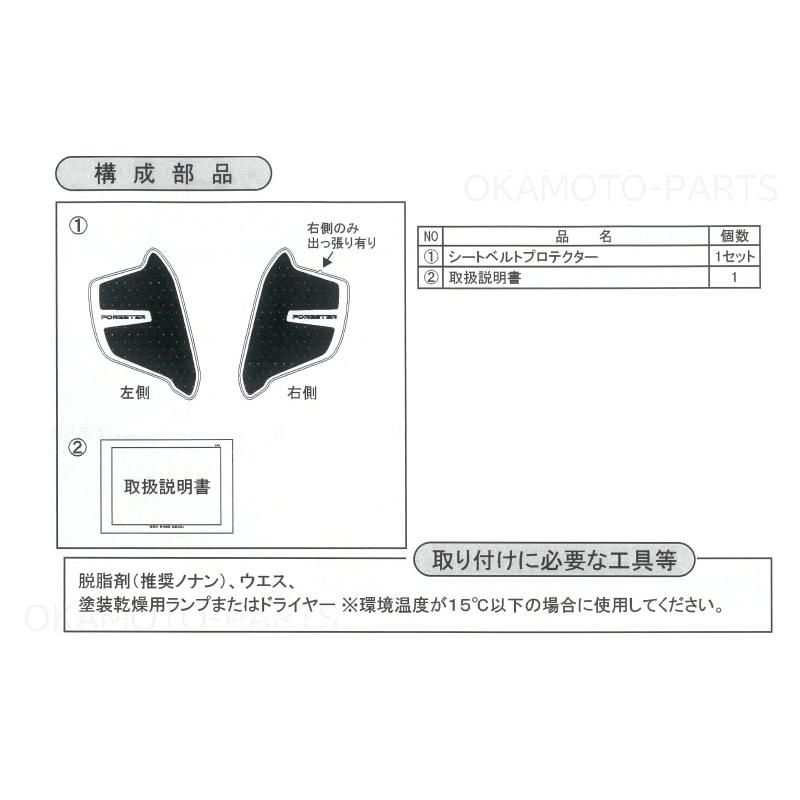 SK フォレスター 純正 インテリアパッケージ【未使用品】 フォレスター (2MS)インテリアプロテクションパッケージ「スバル