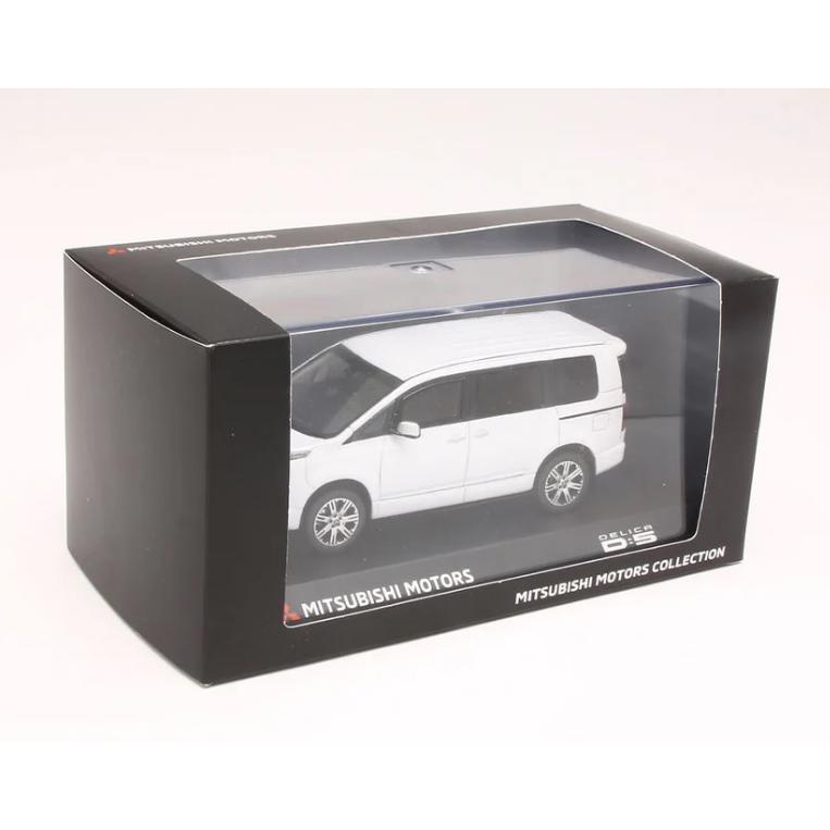 (10)デリカＤ：5 １/４３サイズモデルカー（ホワイトD）「ミツビシ純正用品」MITSUBISHI MOTORS COLLECTION  SRG10046W ＳＲＧ１００４６Wの画像