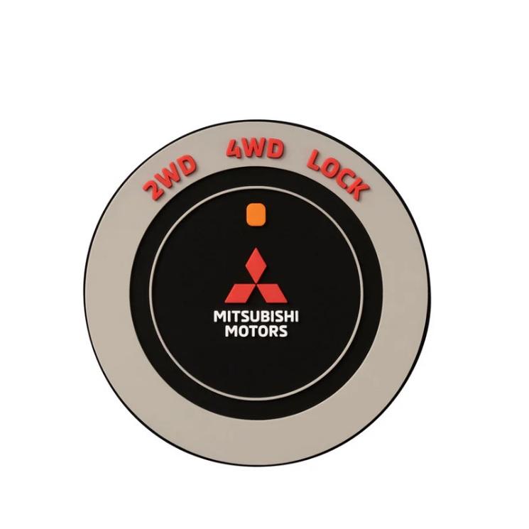 三菱 (T)ドリンクホルダーコースター（2枚セット）「ミツビシ純正用品