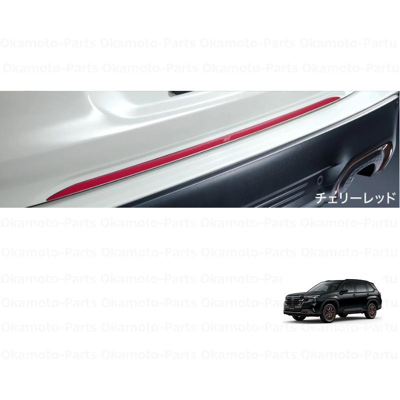 フォレスター (KUR)STIテールゲートガーニッシュ(チェリーレッド