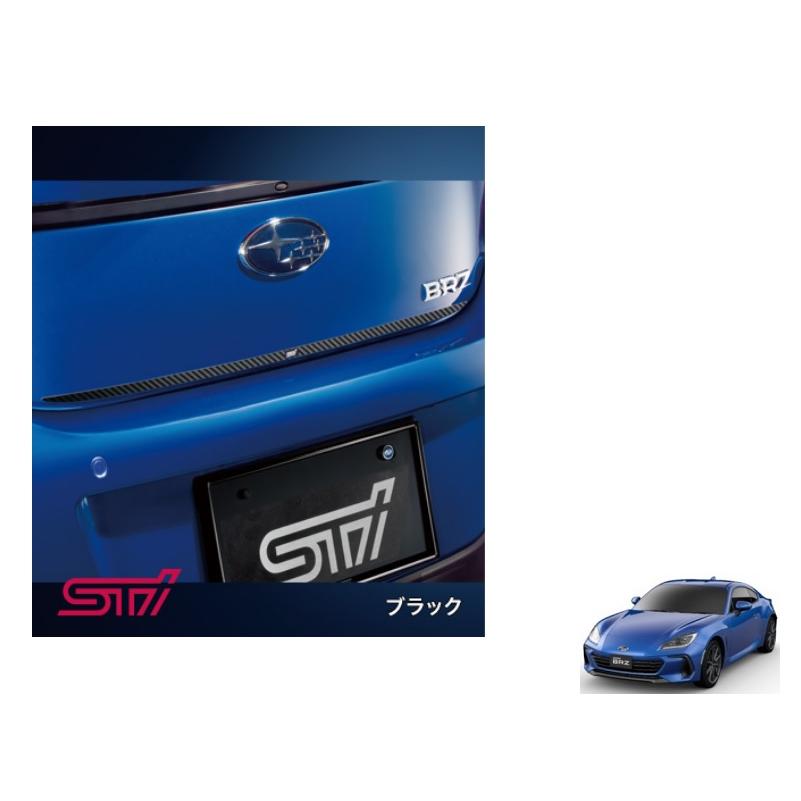 BRZ STI トランクリッドガーニッシュ(ブラック)「スバル純正用品