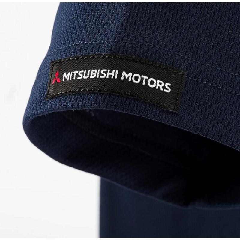 三菱 ミツビシ デリ丸 ドライポロシャツ ネイビー L 三菱 ※生産終了品 メーカー在庫限り。(198)ドライポロシャツ