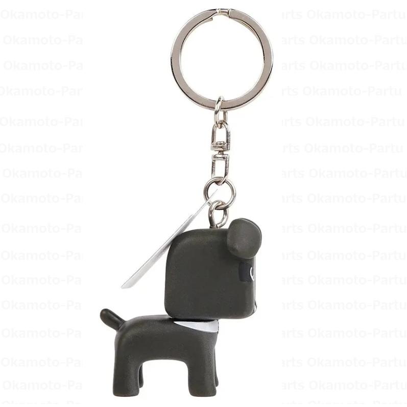 三菱（MITSUBISHI） (T)黒デリ丸。キーホルダー「ミツビシ純正用品