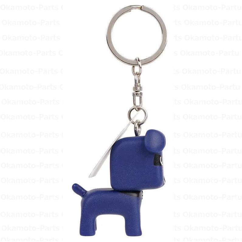 三菱（MITSUBISHI） (T)デニムブルーデリ丸。キーホルダー「ミツビシ