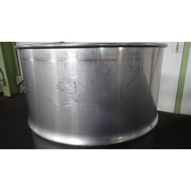 ステンレスオープンドラム(中古 洗浄品) 200L 小栓付蓋 ステンレスオープンドラム(中古 洗浄品) 200L 小栓付蓋