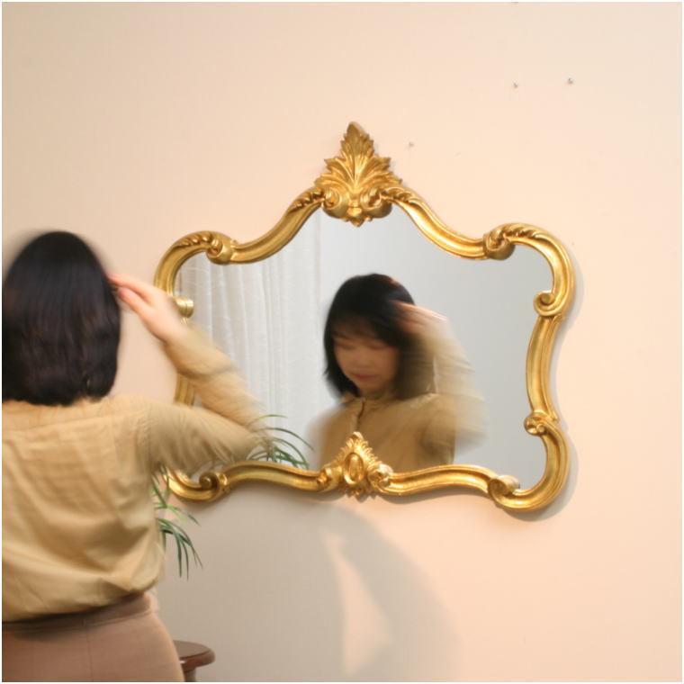 鏡 ミラー ウォールミラー アンティークミラー イタリア製ウォール