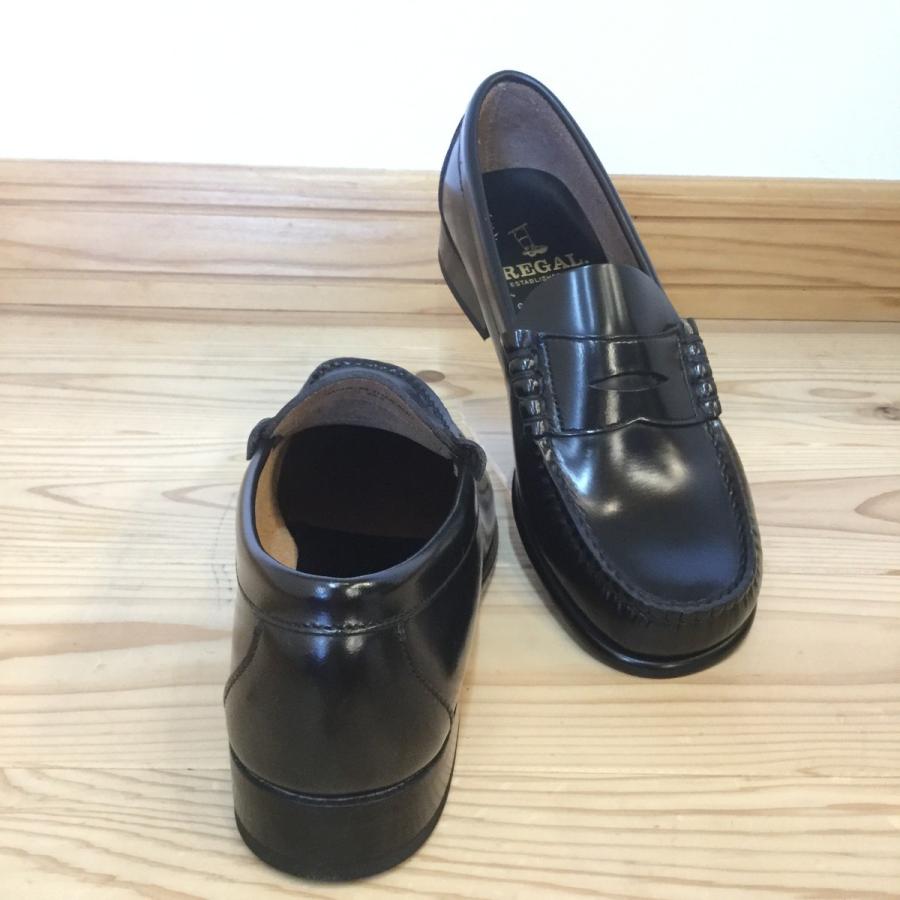 REGAL ブラック ローファー REGAL（リーガル） FH11 FH11AB 黒 ブラック ローファー 爪先を丸く
