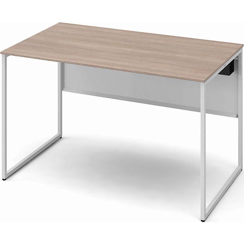 オカムラ SOLISTE ソリスト デスク 平机 3K20NF フレーム脚：モノクロ メラミン天板：ティンバーウッド 幅1000 奥行600 完成品