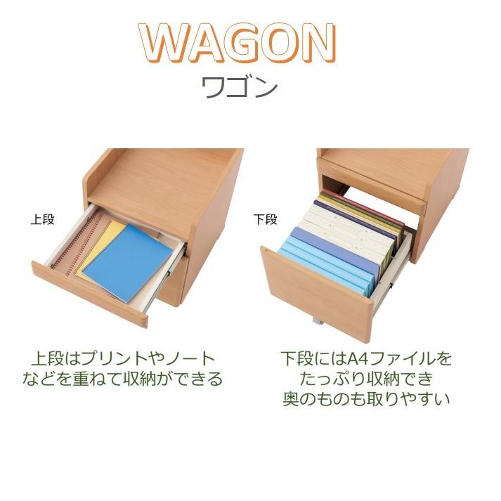 オカムラ 公式限定 学習机 クオーレ【デスク・ワゴン+マルチ