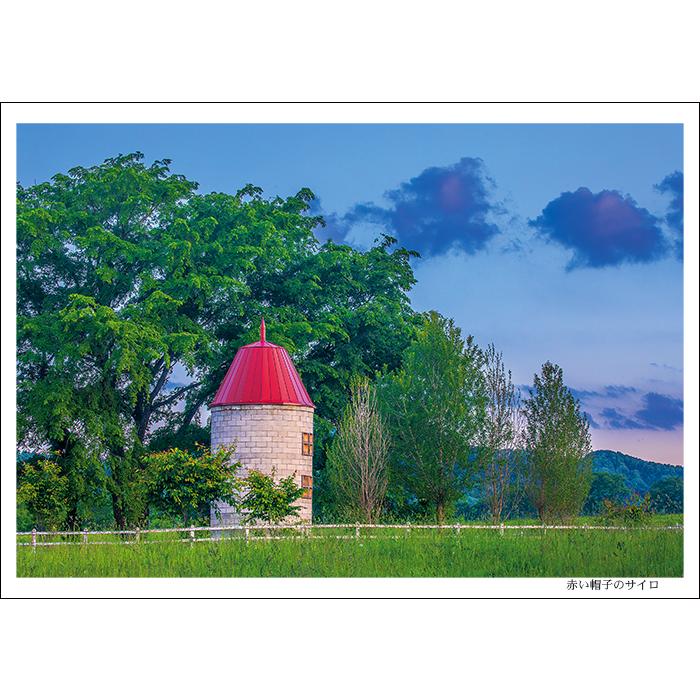 赤い帽子のサイロ 19sairo 004 丘のうえの小さな写真館 通販 Yahoo ショッピング
