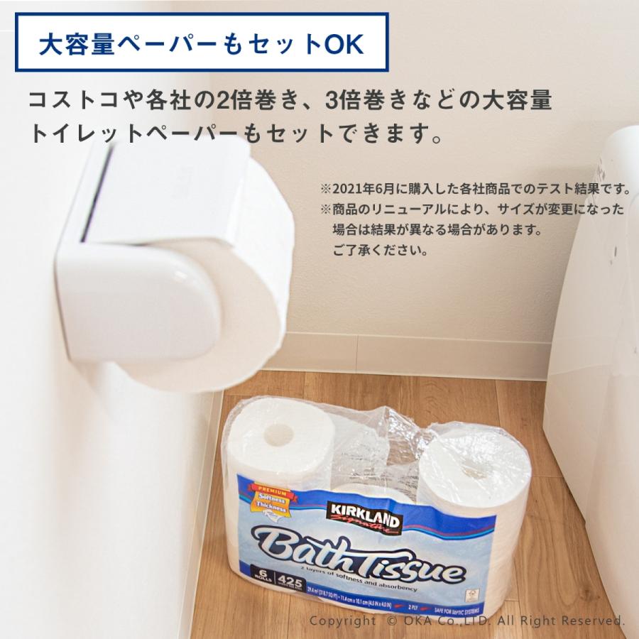 トイレットペーパーホルダー 芯あり 芯なし用 兼用 紙巻器 フィルフィット ワンタッチ ペーパー 本体 ホルダー ペーパー カッター コストコ オカ 業務用品通販 オカプロ 通販 Yahoo ショッピング