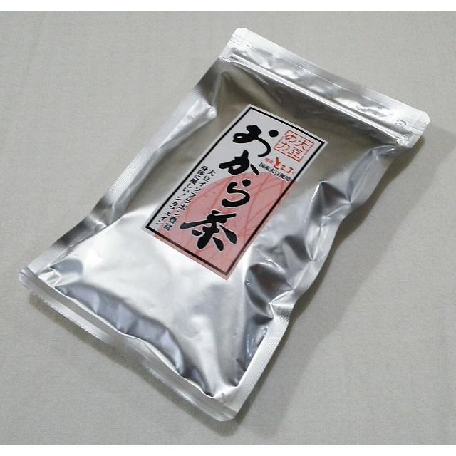 おから茶 バラ粉詰め （国産大豆100%）100g1袋　アルミチャック付袋｜okaraya