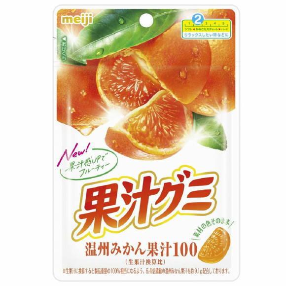明治 果汁グミ 温州みかん54g×120袋(1ケース） : おかしのフェスタ