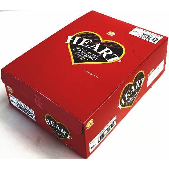 不二家 ミニハートチョコ（ピーナッツ）1枚×120個(40入×3)（義理チョコ