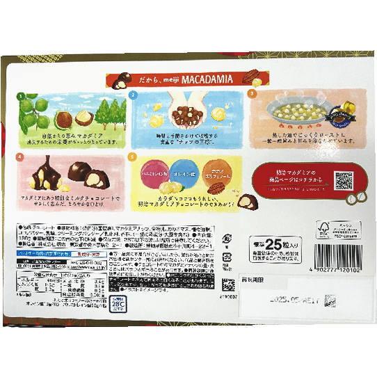 賞味期限2025年5月】明治製菓 マカダミアチョコレート大箱 180g×1箱