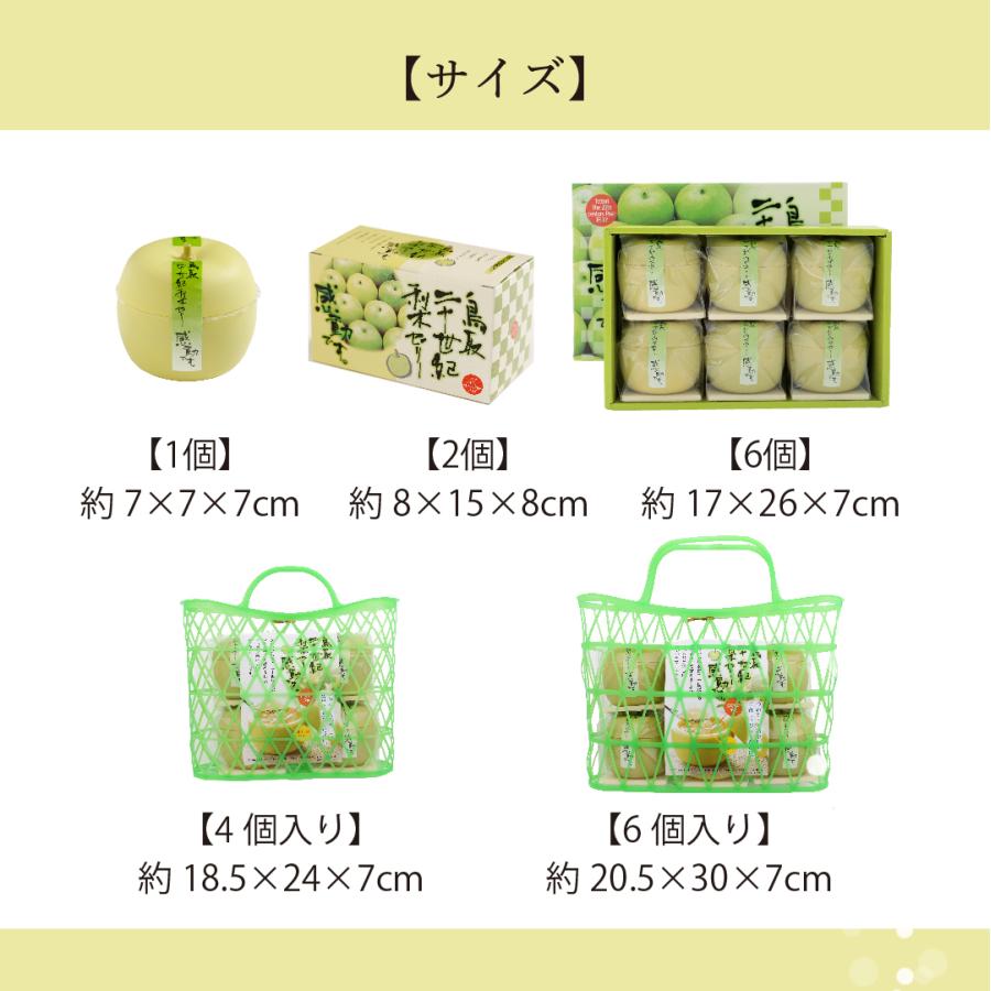 梨かごゼリーギフト 2026  6個入 ゼリー ギフト 果物 水菓子 プレゼント お菓子 鳥取二十世紀梨ゼリー 手土産 感動です 梨カゴ 寿製菓 御礼 御祝 御中元 | 寿製菓 | 07