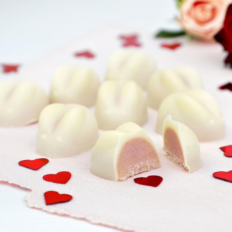 バレンタイン 2026 うさぎの苺チョコレート ホワイトチョコレート