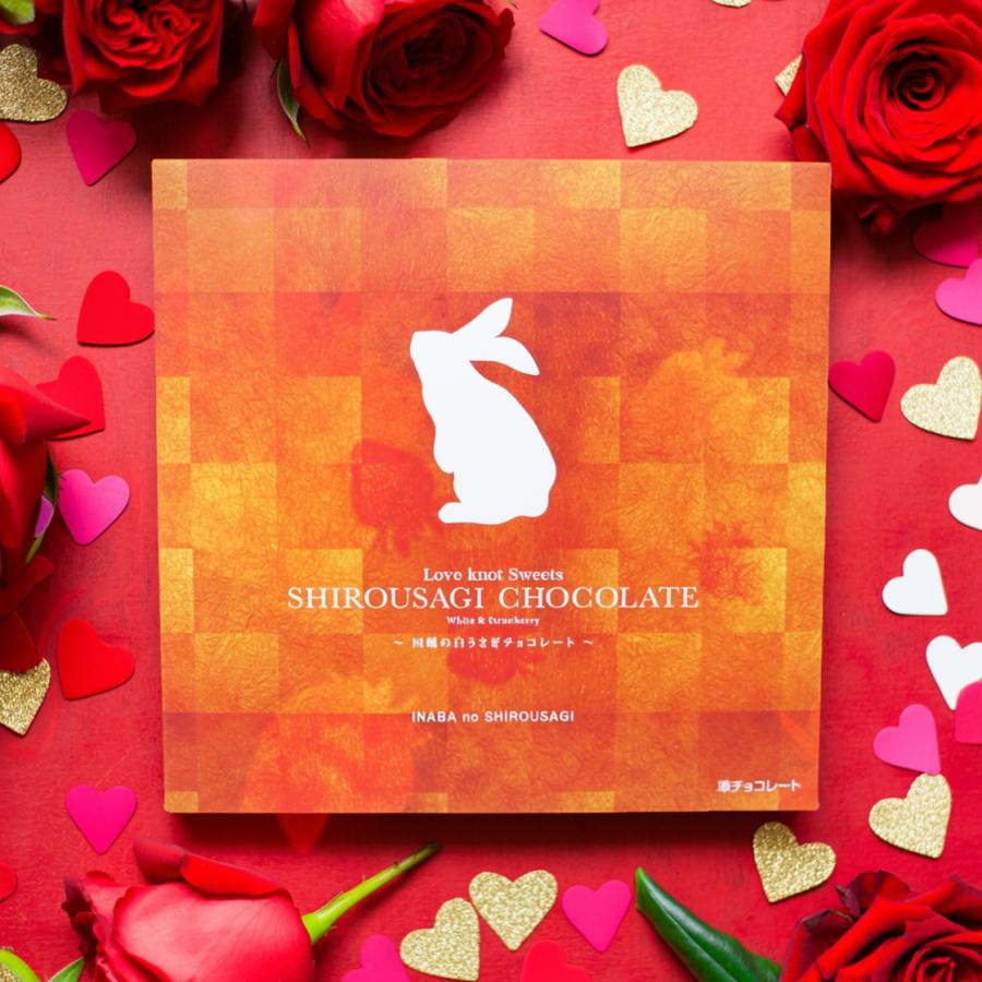 バレンタイン 2026 うさぎの苺チョコレート ホワイトチョコレート