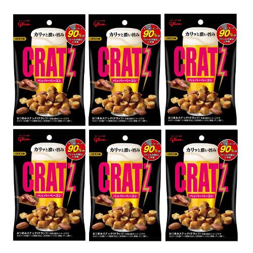 グリコ クラッツ ペッパーベーコン６袋 ×32 【全国送料無料】(沖縄・離島は別途) お菓子 詰め合わせ(全国送料無料)グリコ クラッツ ペッパーベーコン