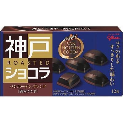 グリコ 神戸ローストショコラ バンホーテンブレンド 深みカカオ 53g