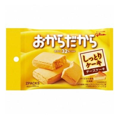 お菓子　食品 グリコ おからだから チーズケーキ 2枚 10コ入り 2016/02/16発売