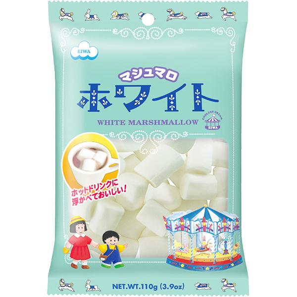 エイワ ホワイトマシュマロ 110g 12コ入り 2023/03/06発売