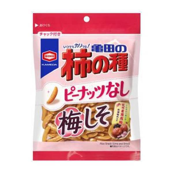 亀田製菓 亀田の柿の種 ピーナッツなし梅しそ 91g 12コ入り 2023/09/11