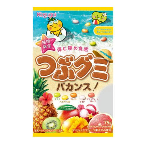 春日井製菓 つぶグミ バカンス 75g 6コ入り 21 03 01発売 おかしのマーチ 通販 Yahoo ショッピング