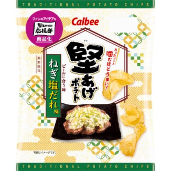 カルビー 堅あげポテト ねぎ塩だれ味 60g 12コ入り 2026/06/22発売