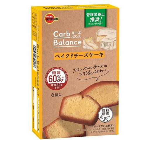 ブルボン カーボバランスベイクドチーズケーキ 6個 5コ入り 21 04 06発売 おかしのマーチ 通販 Yahoo ショッピング