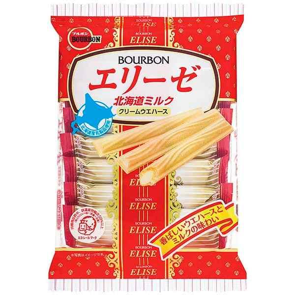 ブルボン エリーゼ北海道ミルク 16本（2本×8袋） 12コ入り 2023/07/25