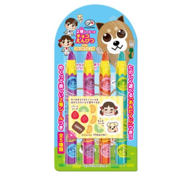 不二家 チョコえんぴつ 27g(4本) 192コ入り 2024/03/05発売 (4902555266534c) 不二家 チョコえんぴつ 27g(4本) 192コ入り 2024/03/05発売