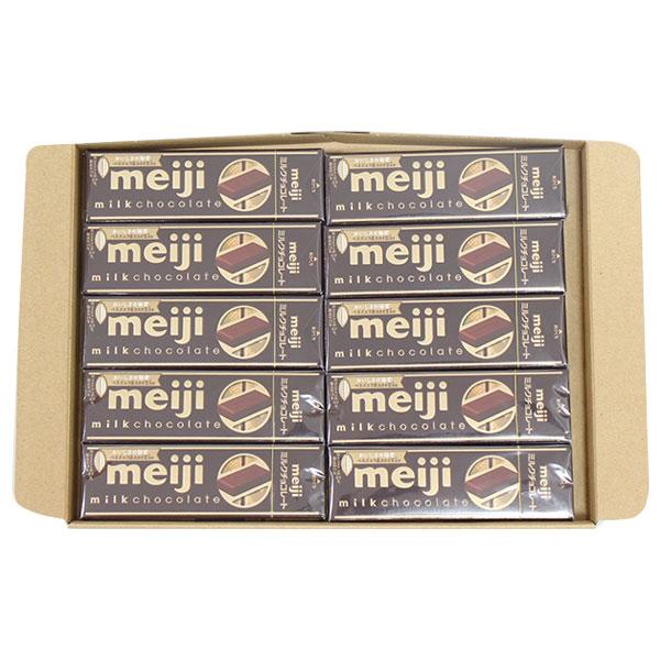 お菓子 詰め合わせ 明治 ミルクチョコレートスティックパック【10コ