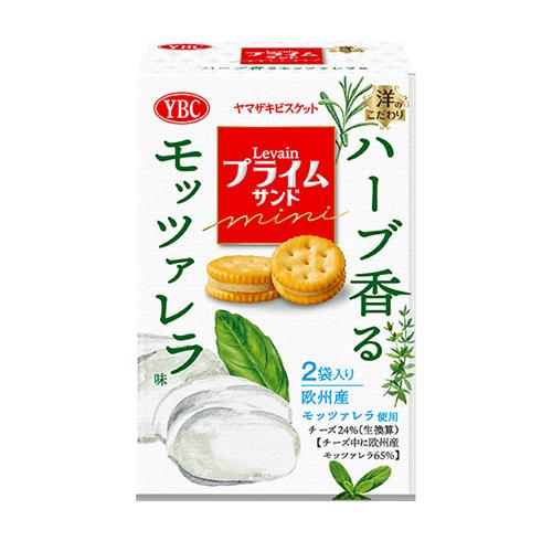ヤマザキビスケット ルヴァンプライムサンドミニハーブ香るモッツァレラ味 25g 2p 5コ入り 21 05 17発売 おかしのマーチ 通販 Yahoo ショッピング