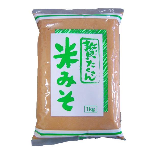 (地域限定送料無料)業務用 贅たくさん 米みそ 1kg　1ケース(10入)(常温)(750395000c)