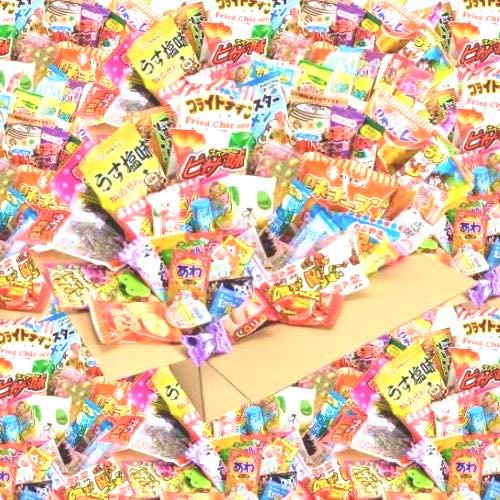 お菓子 詰め合わせ (地域限定送料無料) ＜ハッピーボックス＞ 駄菓子80個【サービス品付き】おかしのマーチ (omtma5507k)｜okashinomarch｜02