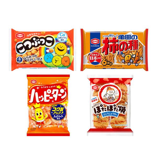 お菓子 詰め合わせ 亀田製菓 ベスト4 売れ筋4種 特選4個 お菓子 詰め合わせ 亀田製菓 ベスト4 売れ筋4種 特選4個
